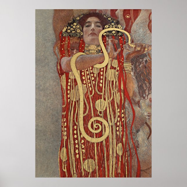 Poster Higieia do Klimt (Frente)