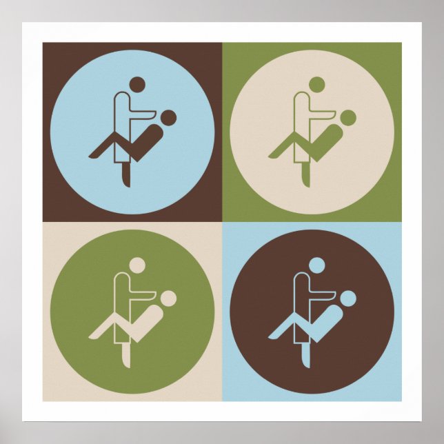 Poster Higiene Dental de pop Art (Frente)