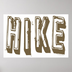 Poster Hike, Hiker, Caminho