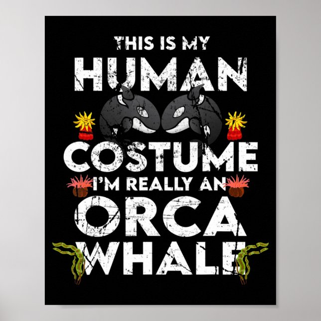 Poster Hilarious Orca Halloween Costume (Frente)