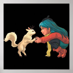 Poster Hilda Twig é um belo presente com um toque delicad