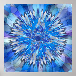 Poster Hildegarde -- Disco floral