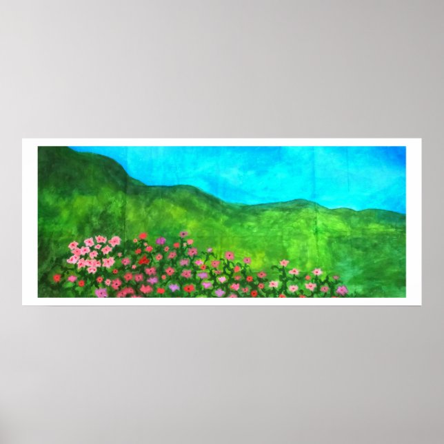 Poster Hill of Blooms (Frente)