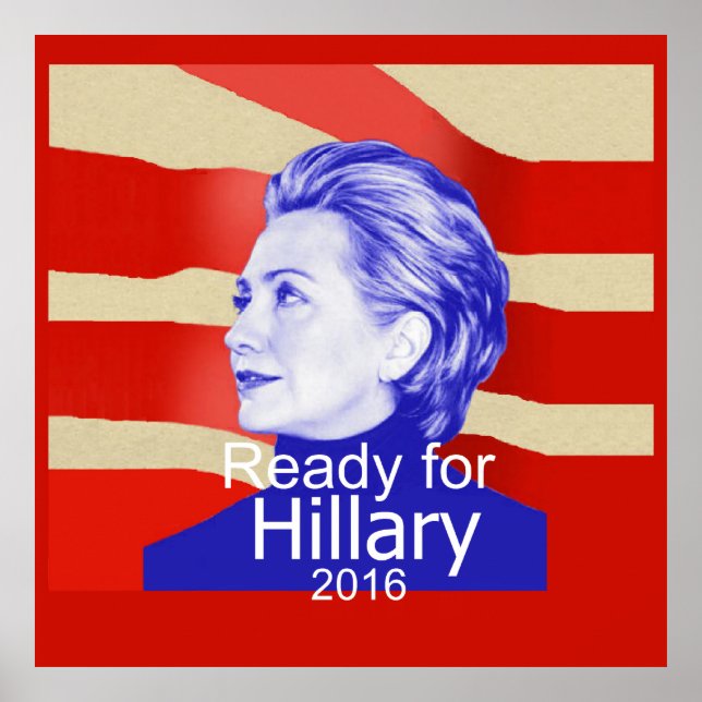 Pôster Hillary Clinton 2016 (Frente)