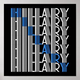 Poster hillary clinton textual