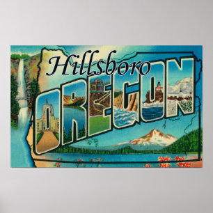 Pôster Hillsboro, Oregon - grandes cenas da letra