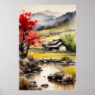 Poster Hillsong Haven, Um Conto De Aquarela