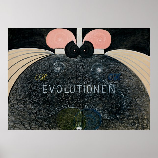 Poster Hilma af Klint - A Evolução (Frente)