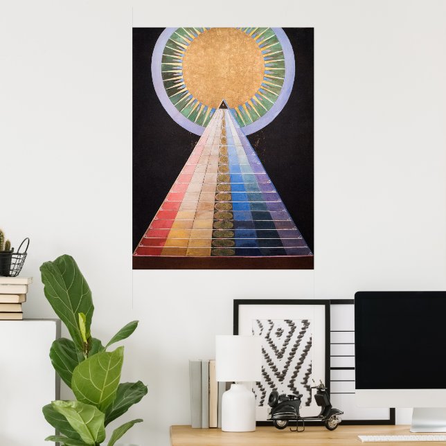 Poster Hilma Af Klint, Altarpart No.1, Abstrato Art (Escritório em casa)