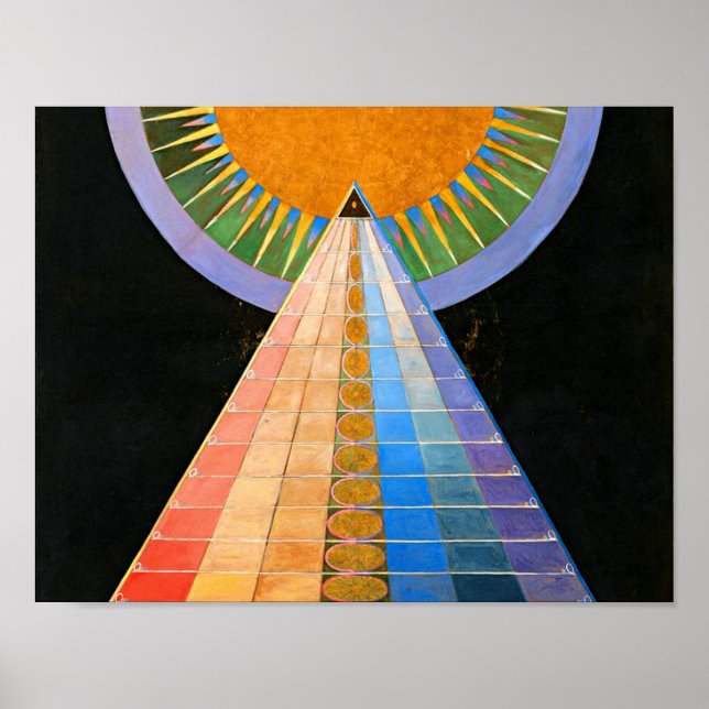 Poster Hilma Af Klint Altarpeça n.o 1 (Frente)