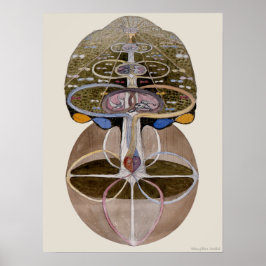 Poster Hilma af Klint - Árvore do Conhecimento, nº 1