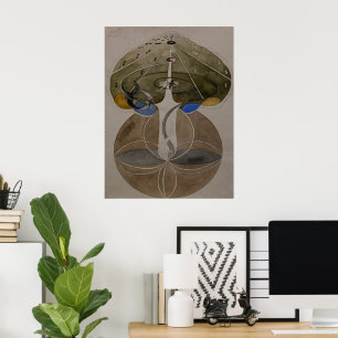 Poster Hilma Af Klint, Árvore Do Conhecimento N.º 2, Abst