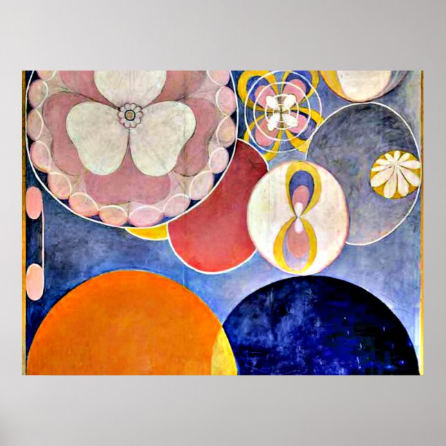 Poster Hilma af Klint - De Tio Storsta, Barnaaltern (Frente)