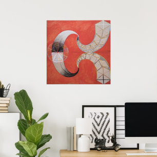 Poster Hilma Af Klint, O Cisne No.9, Arte Abstrata