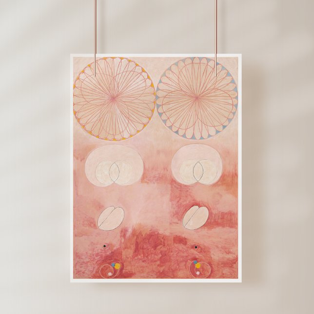 Poster Hilma Af Klint, O Dez Maior No9, Abstrato Art (Criador carregado)