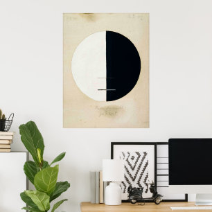 Poster Hilma Af Klint, ponto de vista de Buda, Abstrato A