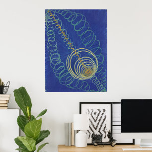 Poster Hilma Af Klint, Primordial Chaos No16 Abstrato Art