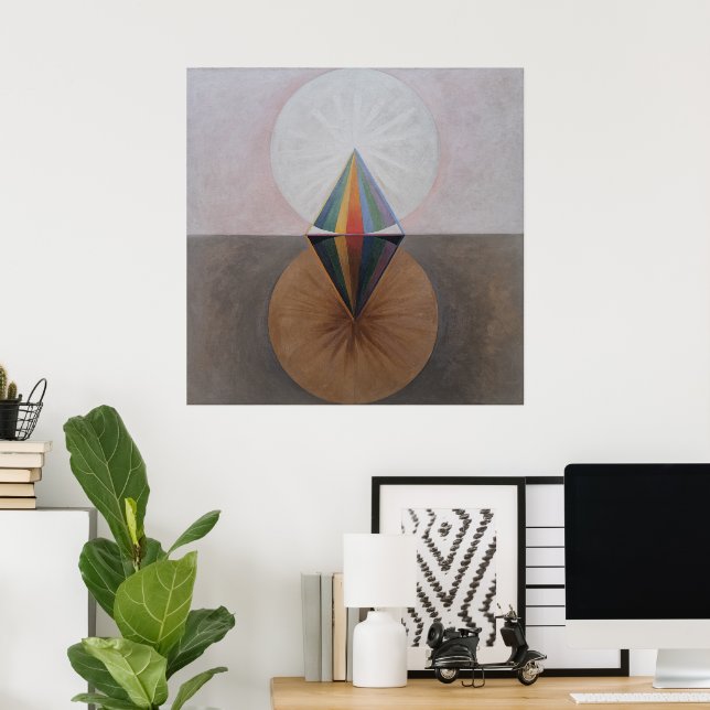 Poster Hilma Af Klint, The Swan No.12, Abstrato Art (Escritório em casa)