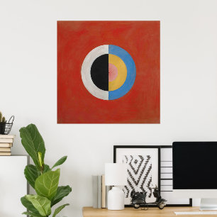 Poster Hilma Af Klint, The Swan No.17, Abstrato Art