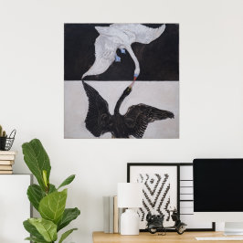 Poster Hilma Af Klint, The Swan No.1, Abstrato Art