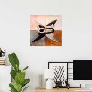 Poster Hilma Af Klint, The Swan No.24, Abstrato Art