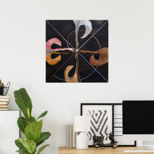 Poster Hilma Af Klint, The Swan No.7, Abstrato Art