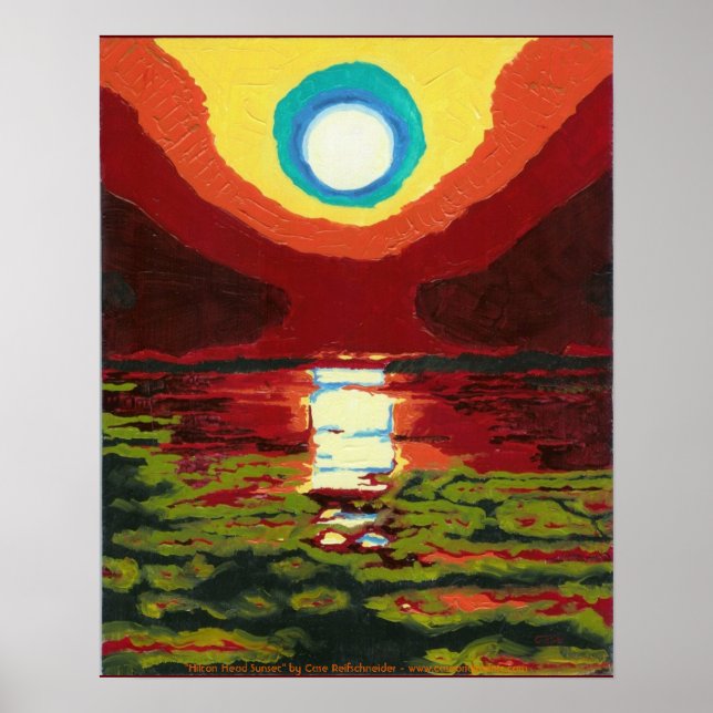 Poster Hilton Head Sunset (Frente)