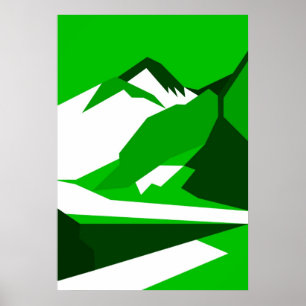 Pôster Himalaya verde