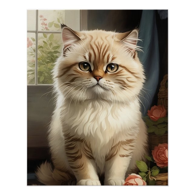 Pôster Himalayan Cat (Frente)