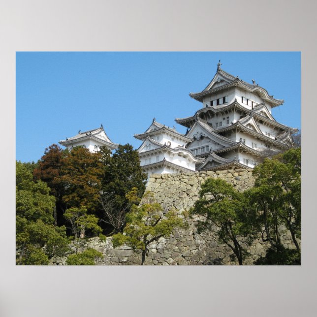 Pôster Himeji Castle 姫 路 城, Hyogo, Japão (Frente)
