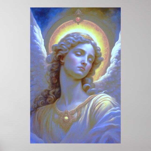 Poster Himmlischer Engel im Glanz des göttlichen des Lich (Frente)