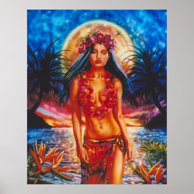 Poster Hina por Lisa Iris (Frente)