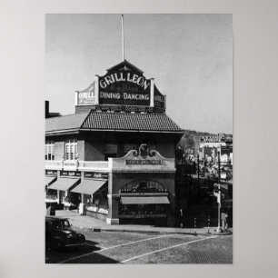 Poster Hinck Building, Montclair, New Jersey, Vintage