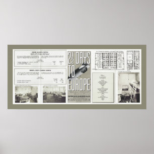 Poster Hindenburg Vintage Travel Brochures