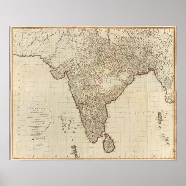 Pôster Hindoostano composto (Frente)