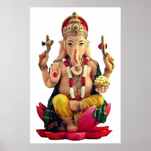 Poster Hindu Deus Ganesh