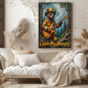 Poster Hino Arboreal: Notas Honradas do Urso