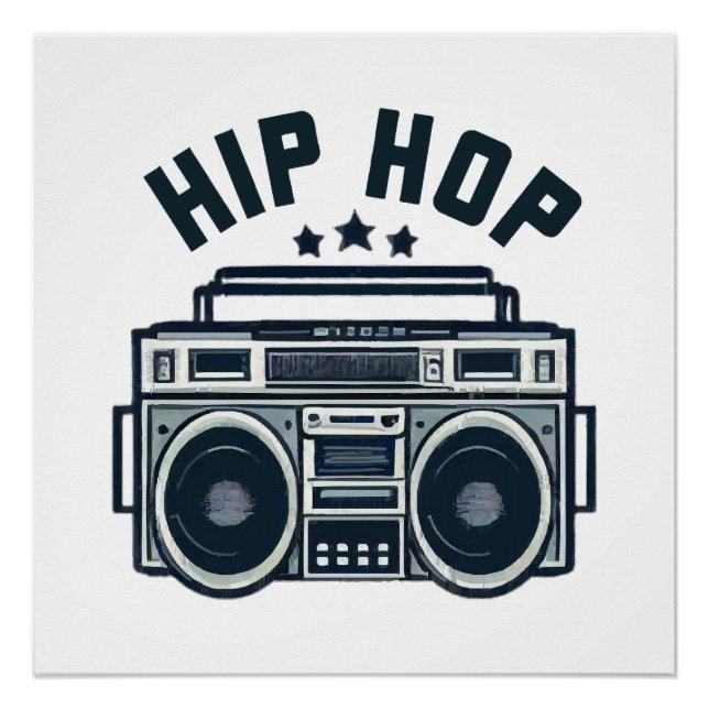 Pôster Hip hop (Frente)