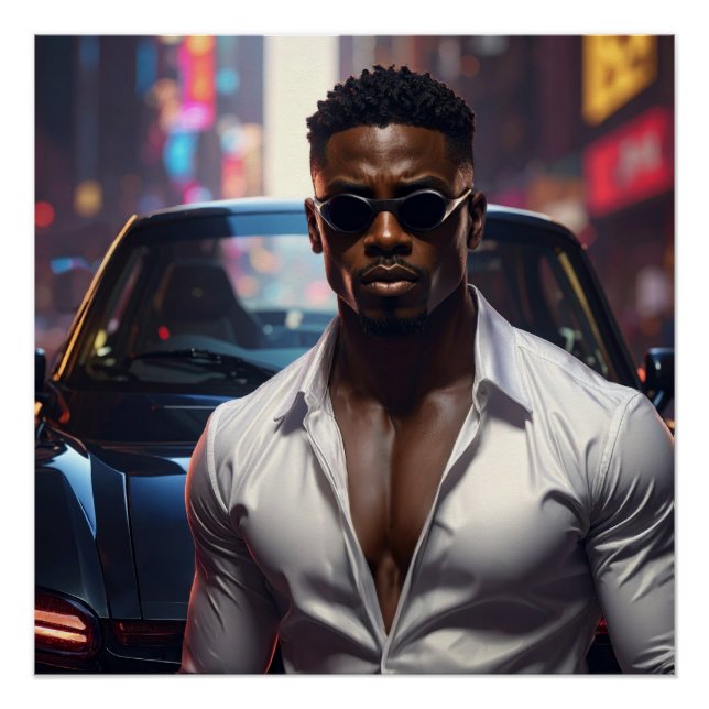 Pôster Hip Hop - American Rap Star -  (Frente)