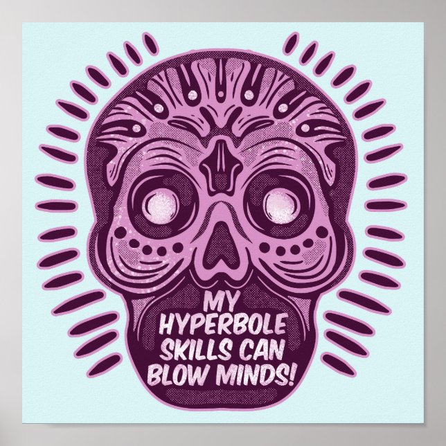 Poster Hiperbole Funny INGLÊS LINGUAGEM (Frente)