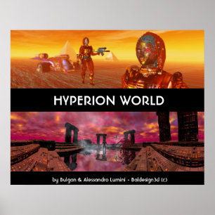 Pôster HIPERION WORLD SCIENCE FICfi