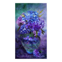 Hipoteca Hidrangea Vase Poster/Impressão