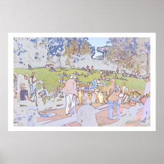 Pôster Hippie Hill (Versão Original)