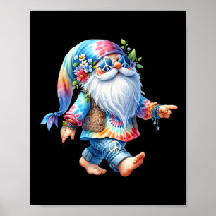 Poster Hippie Papais noeis Gráfico Para Mulheres Homens C