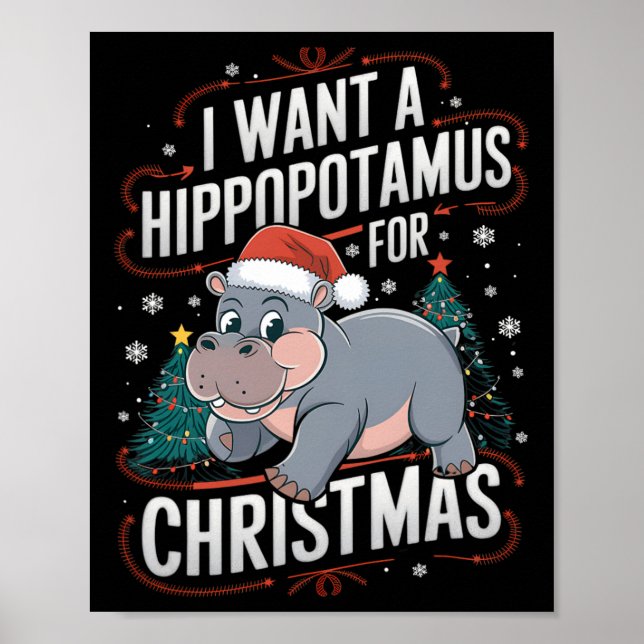 Poster Hippo Feriados Um Desejo De Natal (Frente)