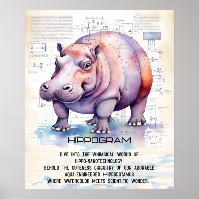 Poster Hippopotamus (Frente)