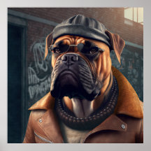Hipster Bullmastiff