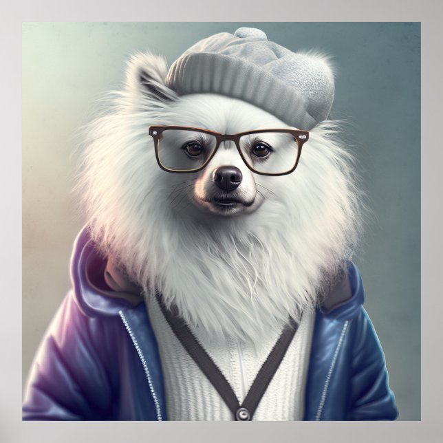 Poster Hipster Eskimo-Poster (Frente)