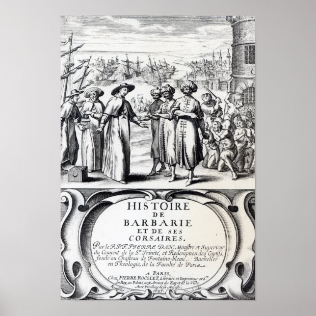 Poster Histoire de Barbarie et de ses Corsaires (Frente)