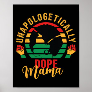 Poster História Africana do Mês Negro da Droga sem descul